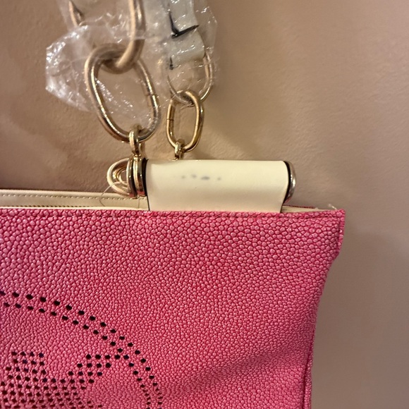 Michael Kors Pink and ivory Tote Bag NWT - Picture 2 of 6